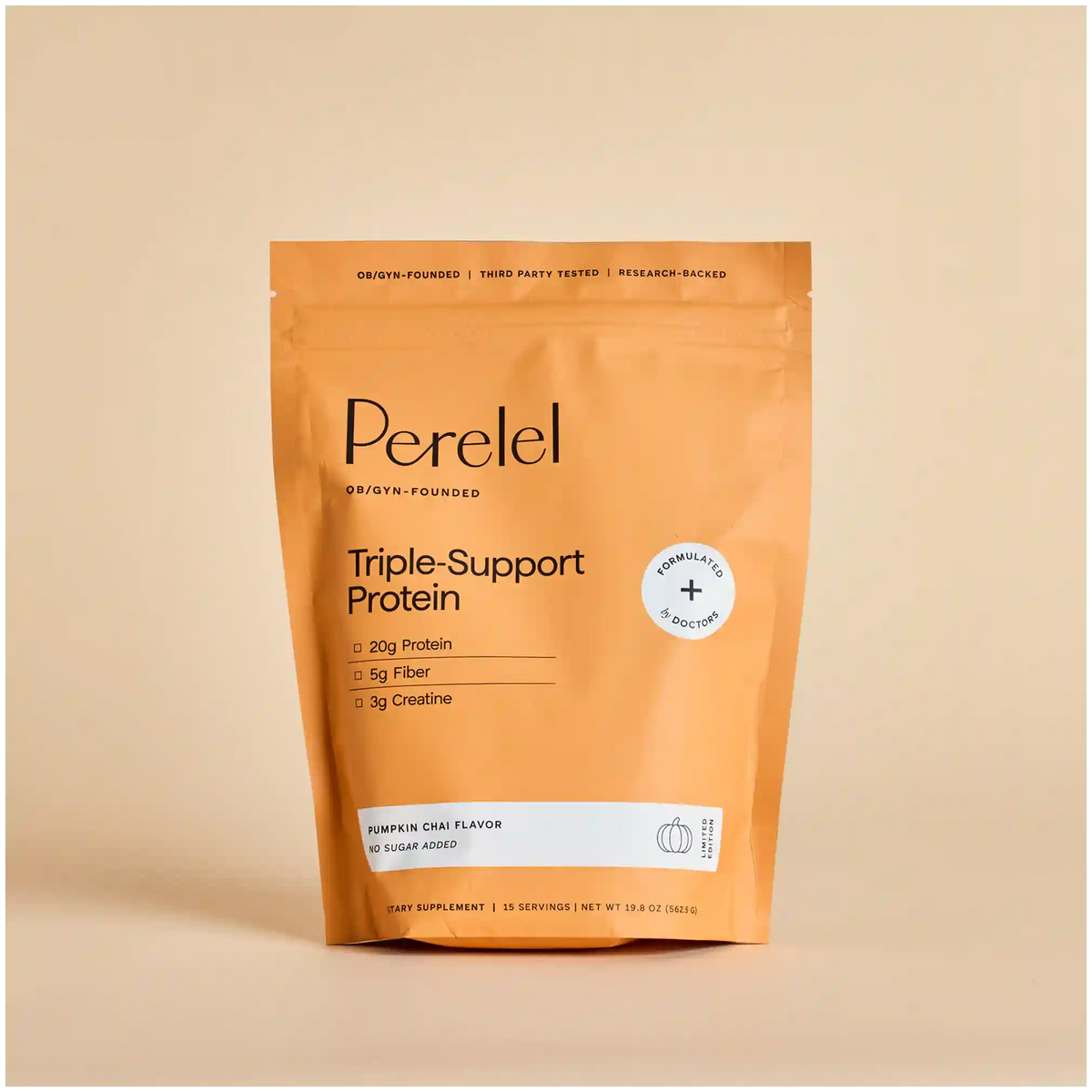 Pumpkin Chai Triple-Support Protein